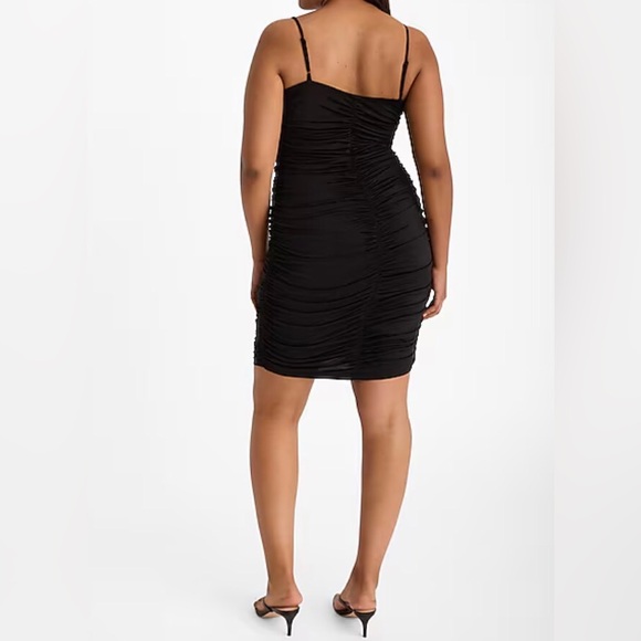 Express Body Contour Rushed Dress - Picture 2 of 15